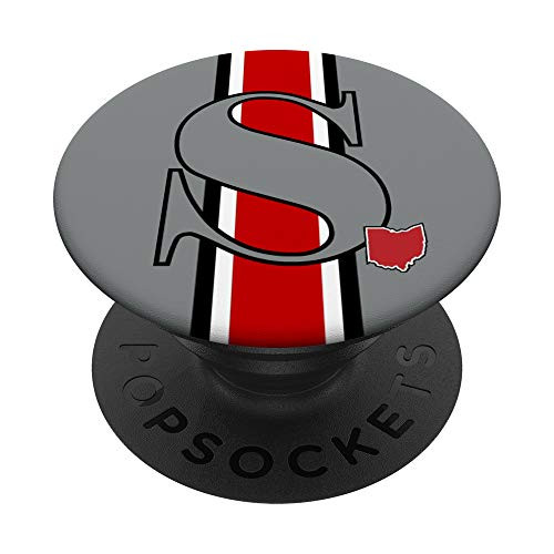 State of Ohio Letter S Initial PopSockets PopGrip Swappable Grip for Phones and Tablets State of Ohio Letter S Initial PopSockets PopGrip Swappable Grip for Phones and Tablets