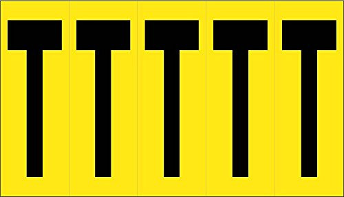 National Marker Corp_ LPS7T Letter Card 4 Inch T 5 LettersCard PS Cloth