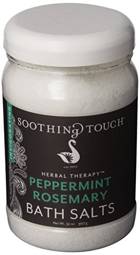 Soothing Touch W67369PR32 Bath Salts Peppermint Rosemary, 32-Ounce