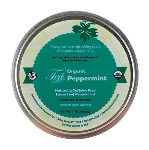 Heavenly Tea Leaves Organic Tea Organic Peppermint 1_75 Ounce