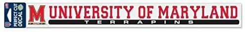 WinCraft NCAA University of Maryland 2 x 17 Perfect Cut Color Decal