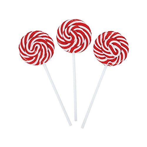 Red and White Swirl Pop Suckers 24 Individually Wrapped Lollipop Party Candy Red and White Swirl Pop Suckers 24 Individually Wrapped Lollipop Party Candy