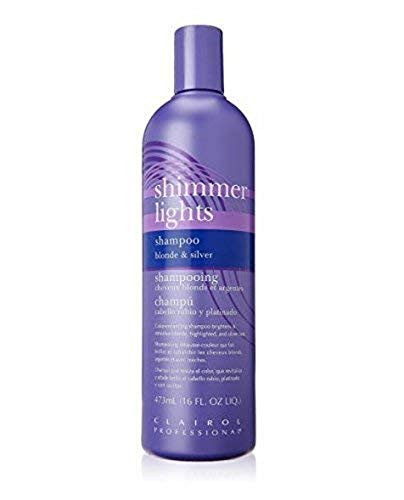Clairol Professional Shimmer Lights Shampoo Blonde  and  Silver 16 Fl Oz