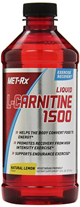 MET-Rx Liquid L-Carnitine 1500, Natural Lemon Flavor, 16 oz. MET-Rx Liquid L-Carnitine 1500, Natural Lemon Flavor, 16 oz.