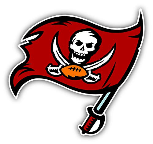 Tampa Bay City Buccaneerz Sport Football Logo Die-Cut Sticker Decal 13 x 12