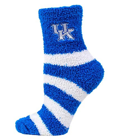 Donegal Bay NCAA Kentucky Wildcats Striped Fuzzy Socks One Size Blue Donegal Bay NCAA Kentucky Wildcats Striped Fuzzy Socks One Size Blue