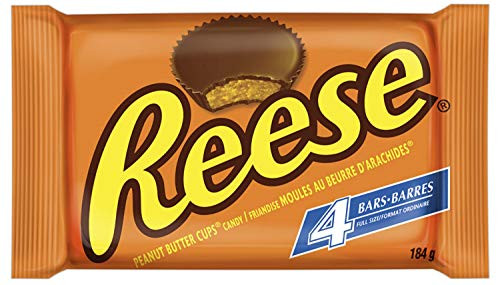 Reese Peanut Butter Cup Milk Chocolate 184 Gram 4 individual bars