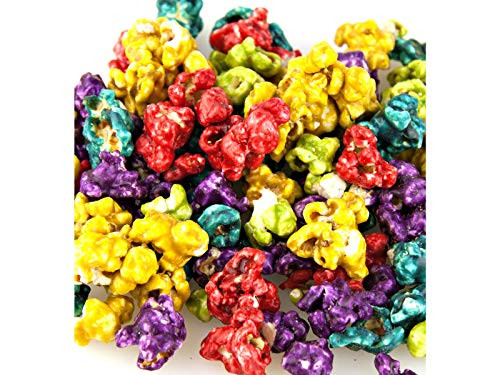 Caramel Coated Popcorn Rainbow Color Fruity Caramel Popcorn 1 Lb