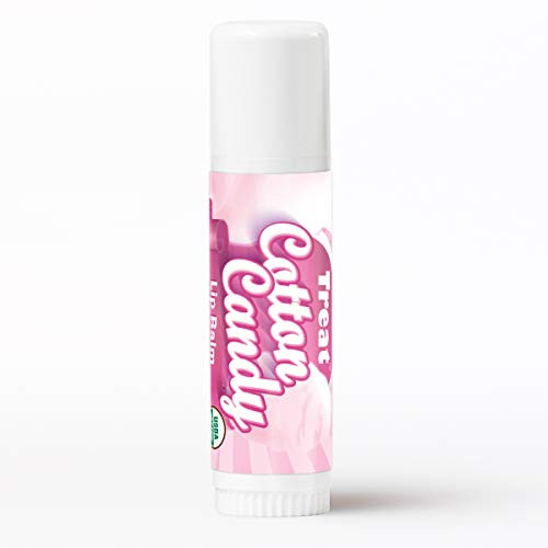 TREAT Jumbo Lip Balm Organic  and  Cruelty Free _50 OZ COTTON CANDY LIP BALM
