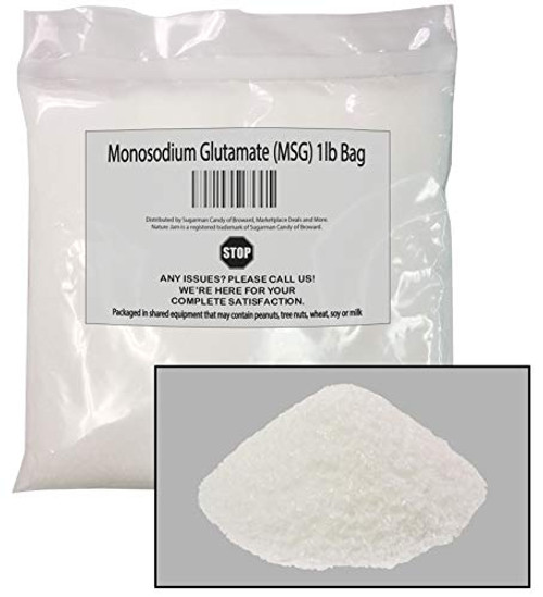 MSG 1 Pound Bulk Bag - Monosodium Glutamate Or Glutamic Acid