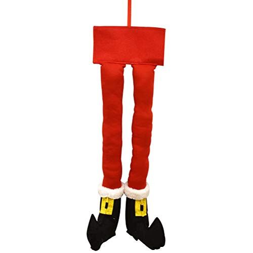 OTentW Christmas Elf Stuffed Legs Plush Stuffed Feet with Shoes Stuck in Christmas Tree Décor Christmas Tree Decorative Ornament