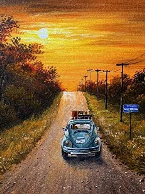 DIY 5D Diamond Painting by Number Kits Crystal Rhinestone Diamond Embroidery Paintings Pictures Arts Craft for Home Wall Decor Full Drill Sunset Car 11_8 x 15_7 inch DIY 5D Diamond Painting by Number Kits Crystal Rhinestone Diamond Embroidery Paintings Pictures Arts Craft for Home Wall Decor Full Drill Sunset Car 11_8 x 15_7 inch