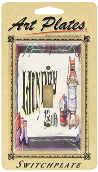 Art Plates - Laundry Switch Plate - Single Toggle Art Plates - Laundry Switch Plate - Single Toggle