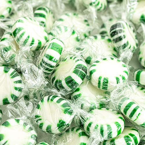 CrazyOutlet Starlight Spearmint Discs Hard Candy White Green Colors Candy Bulk 3 Lbs CrazyOutlet Starlight Spearmint Discs Hard Candy White Green Colors Candy Bulk 3 Lbs