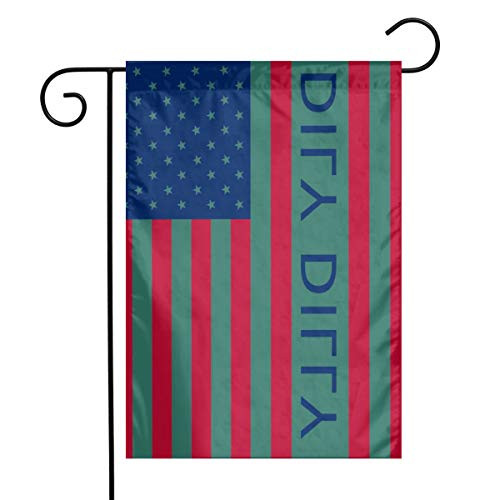 TNIJWMG American Flag Letter Dilly Dilly Garden Flag for All Seasons and Holidays Outdoor Decorative Home Lawn Garden House Flag Yard 12x18