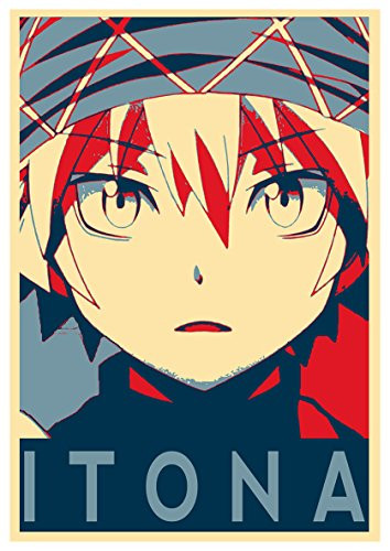 Poster Assassination ClassroomPropaganda Itona - Formato A3 42x30 cm
