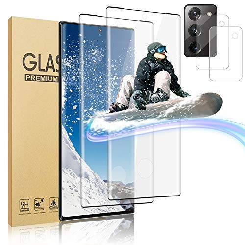 22 Galaxy Note 20 Screen Protector Tempered Glass with Camera Lens Protector 9H Hardness Full Coverage Fingerprint Unlock Support Screen Glass HD Film for Samsung Galaxy Note 20 5G 6_7 22 Galaxy Note 20 Screen Protector Tempered Glass with Camera Lens Protector 9H Hardness Full Coverage Fingerprint Unlock Support Screen Glass HD Film for Samsung Galaxy Note 20 5G 6_7
