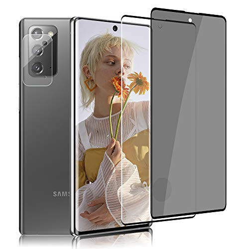 2 Pack1Pack Camera Lens Film Galaxy Note 20 Screen Protector PrivacyHD Tempered Glass Full Coverage 9H Hardness Fingerprint Unlock Compatible Samsung Galaxy Note 20 2 Pack1Pack Camera Lens Film Galaxy Note 20 Screen Protector PrivacyHD Tempered Glass Full Coverage 9H Hardness Fingerprint Unlock Compatible Samsung Galaxy Note 20