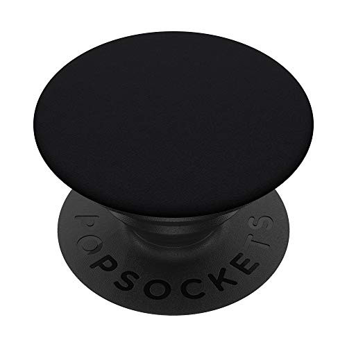 Matte Black PopSockets PopGrip Swappable Grip for Phones  and  Tablets