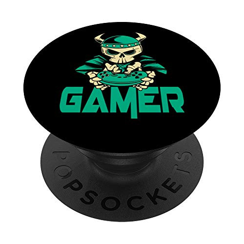 Gamer - Funny Videogame Game Gaming Controller Gift PopSockets Grip and Stand for Phones and Tablets