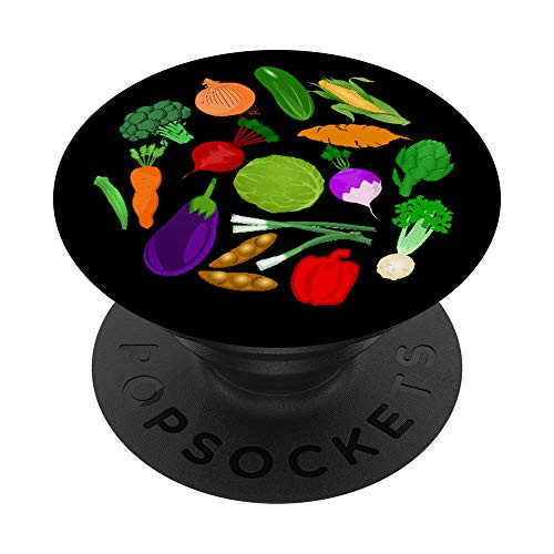 Plant Based Vegetables Vegan Vegetarian Garden Harvest Gift PopSockets Grip and Stand for Phones and Tablets Plant Based Vegetables Vegan Vegetarian Garden Harvest Gift PopSockets Grip and Stand for Phones and Tablets