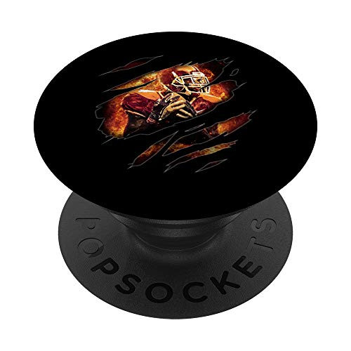 Football Fire in me Design Footballdesign PopSockets PopGrip Swappable Grip for Phones  and  Tablets