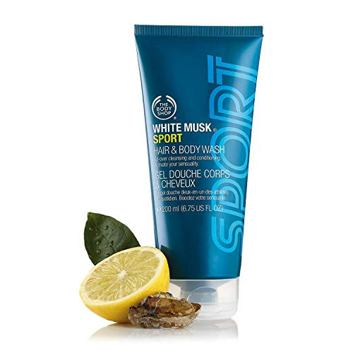 The Body Shop Sport Hair  and  Body Wash White Musk 6_75 Fluid Ounce