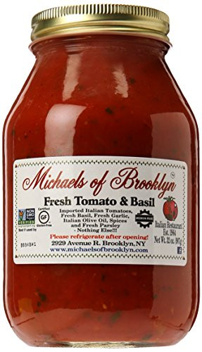 Michaels of Brooklyn Pasta Sauce Fresh Tomato  and  Basil 32 oz