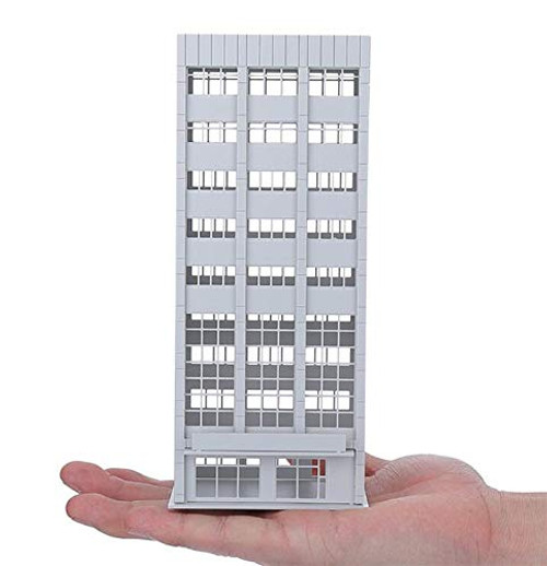 EatingBiting 1150 N Scale Skyscraper 144 Modern Building Model Shaped Sand Table Scene DIY Sand Table Garden Micro Landscape Ornaments Decor Assembling Model Realism DIY Spray