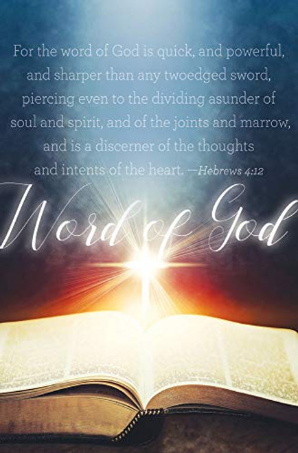 Church Bulletin 11 - Inspirational Worship - Word of God Pack of 100