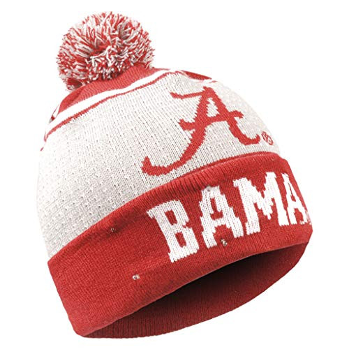 FOCO NCAA Alabama Crimson Tide 2018 Edition Big Logo KNIT LIGHT UP BEANIE2018 Edition Big Logo KNIT LIGHT UP BEANIE