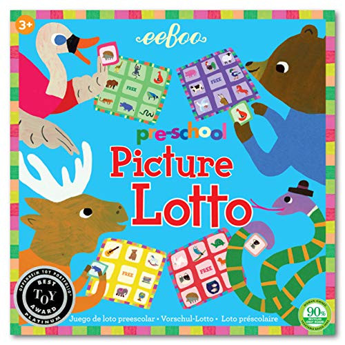Preschool Picture Bingo Lotto Game for Kids