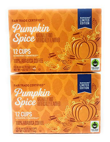 Barissimo Limited Edition Pumpkin Spice Coffee Brewer Compatible Cups 2 pk