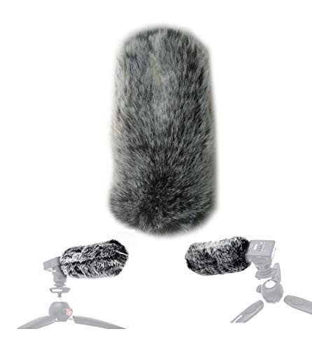 1pcs Furry Windshield Windscreen WIND Muff Compatible for Tascam dr-10SG Microphone