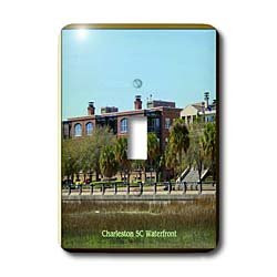 3dRose lsp-55326-1 Charleston SC Waterfront Toggle switch