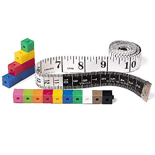 Learning Resources Customary  Metric Tape Measures Set of 10