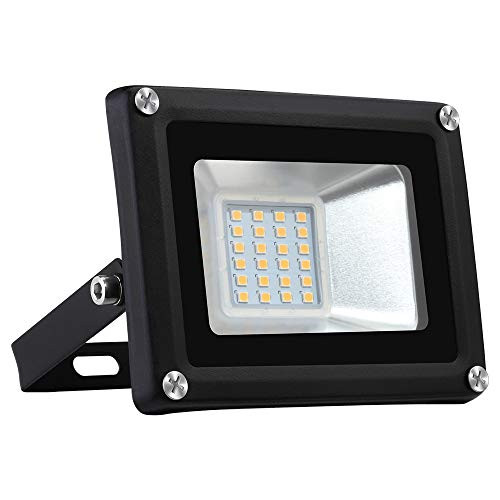 20W LED Flood Light 3000KWarm White Floodlight IP65 Waterproof Super Bright Work Lights CE and ROHS Certified Outdoor Security Lighting for Garage Garden Playground 110V 20 20W LED Flood Light 3000KWarm White Floodlight IP65 Waterproof Super Bright Work Lights CE and ROHS Certified Outdoor Security Lighting for Garage Garden Playground 110V 20