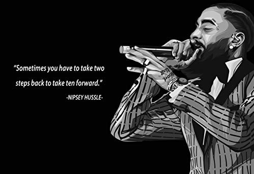 Nipsey Hussle Poster 11 x 17 Nipsey Hussle Wall Art Nipsey Poster  Rap Posters