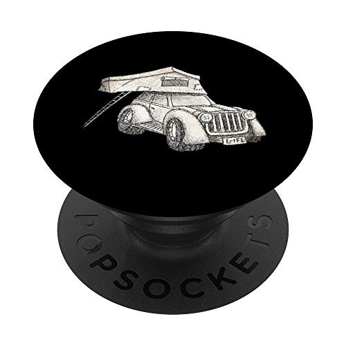 Rooftop Tent  Tiny Homes  Offroad Truck Camping PopSockets PopGrip Swappable Grip for Phones  and  Tablets