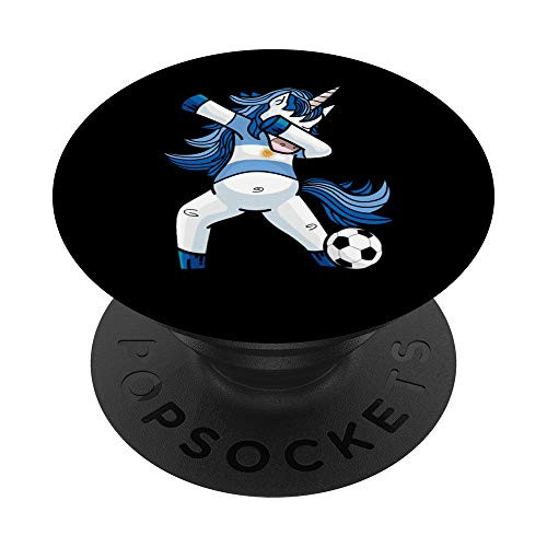 Dabbing Soccer Unicorn Argentina Argentinian PopSockets PopGrip Swappable Grip for Phones  and  Tablets