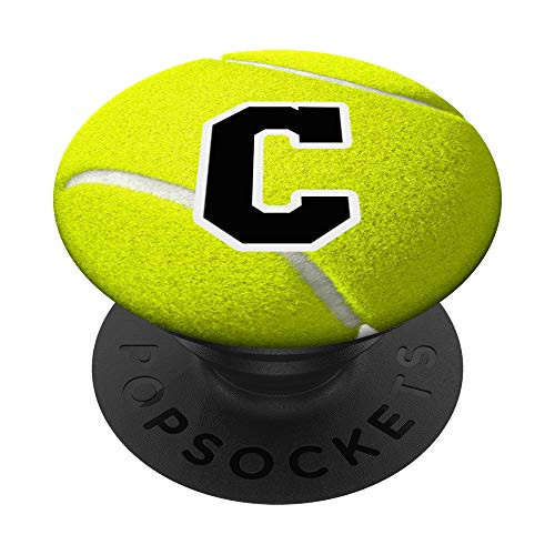 Tennis Ball Letter C Monogram Player Team Coach Gift Zx PopSockets PopGrip Swappable Grip for Phones and Tablets Tennis Ball Letter C Monogram Player Team Coach Gift Zx PopSockets PopGrip Swappable Grip for Phones and Tablets