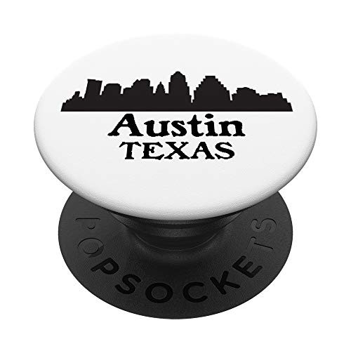 Austin Texas Home Austin City Skyline PopSockets Grip and Stand for Phones and Tablets