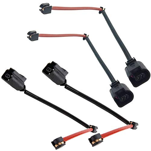 Bapmic 95561236500 Front  95561236530 Rear Brake Pad Wear Sensor Compatible with Porsche Q7 Cayenne Touareg Bapmic 95561236500 Front  95561236530 Rear Brake Pad Wear Sensor Compatible with Porsche Q7 Cayenne Touareg