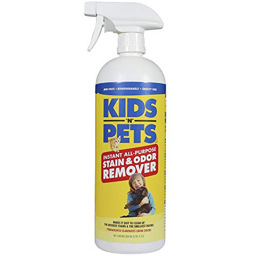 KIDS N PETS - Instant All-Purpose Stain  and  Odor Remover  27 fl oz - Permanently Eliminates Tough Stains  and  Odors  Even Urine Odors - No Harsh Chemicals Non-Toxic  and  Child Safe