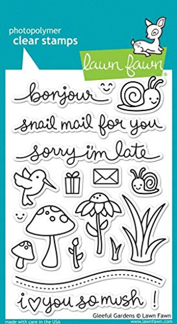Lawn Fawn Clear Stamps LF799 Gleeful Gardens Lawn Fawn Clear Stamps LF799 Gleeful Gardens