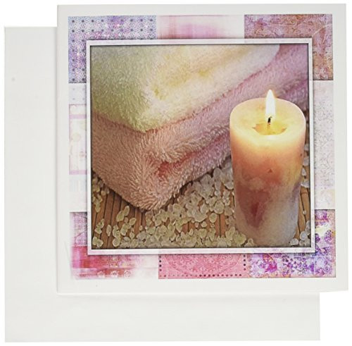 3dRose Spa Time - Greeting Cards, 6 x 6 inches, set of 6 (gc_34113_1)