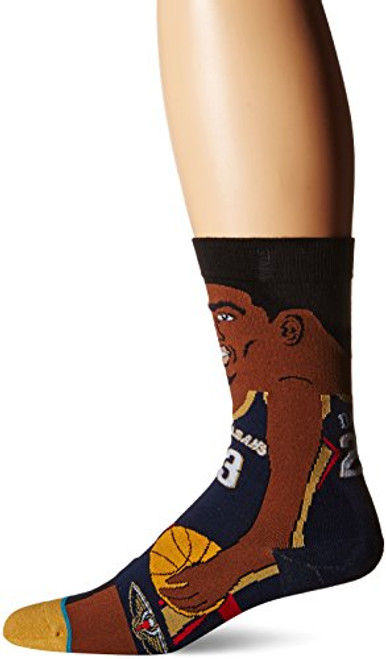 Stance Mens Anthony Davis Crew Sock Navy L Stance Mens Anthony Davis Crew Sock Navy L