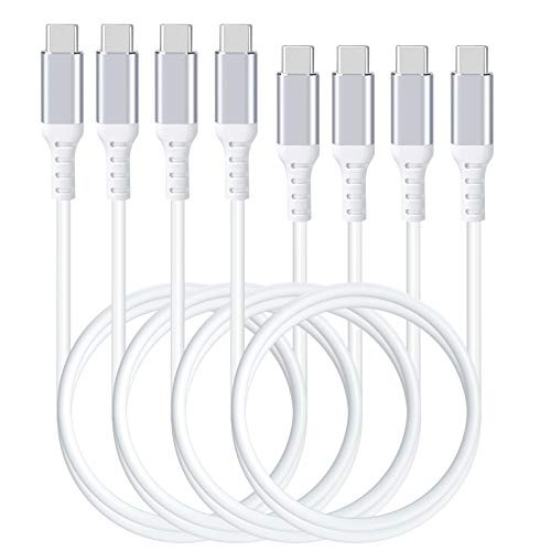USB C to USB C Cable Besgoods 4-Pack 6_6Ft Type C Cable Fast Charge Cord Compatible with Pixel 33XL3A24 Galaxy NoteS2010S9 iPad Pro 12_911- White