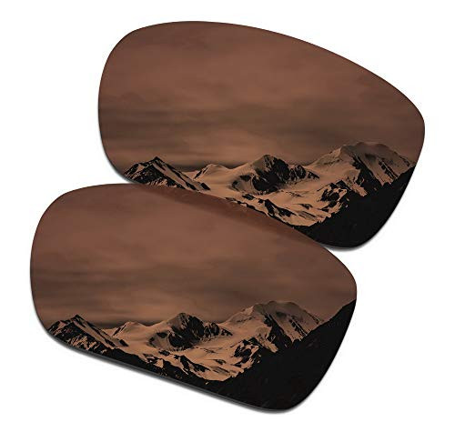 SmartVLT Mens Amber Brown Replacement Lenses for Oakley TwoFace OO9189 Sunglass