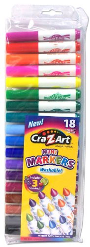 Cra-Z-art Mini Broadline Markers, 18-count (10009-24)
